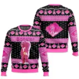 Hooktab Chainsmoking Booster Jingle All The Way Ugly Christmas Sweater