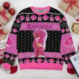 Hooktab Chainsmoking Booster Jingle All The Way Ugly Christmas Sweater