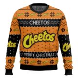 Hooktab Cheetos Snack Ugly Christmas Sweater