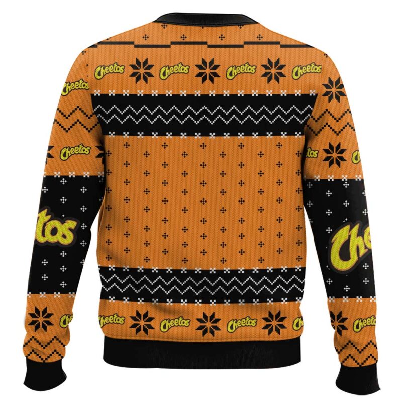 Hooktab Cheetos Snack Ugly Christmas Sweater Hooktab Cheetos Snack Ugly Christmas Sweater