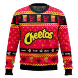 Hooktab Cheetos Ugly Christmas Sweater
