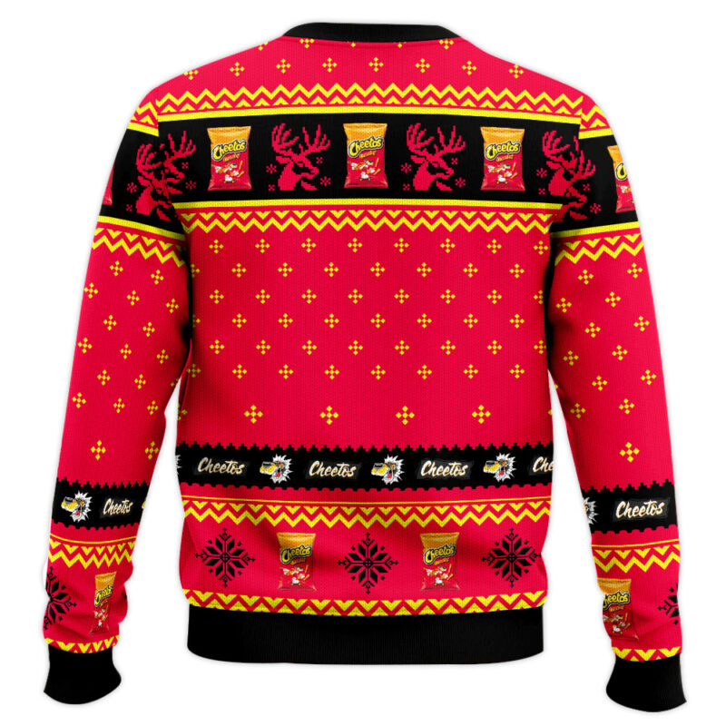 Hooktab Cheetos Ugly Christmas Sweater Hooktab Cheetos Ugly Christmas Sweater