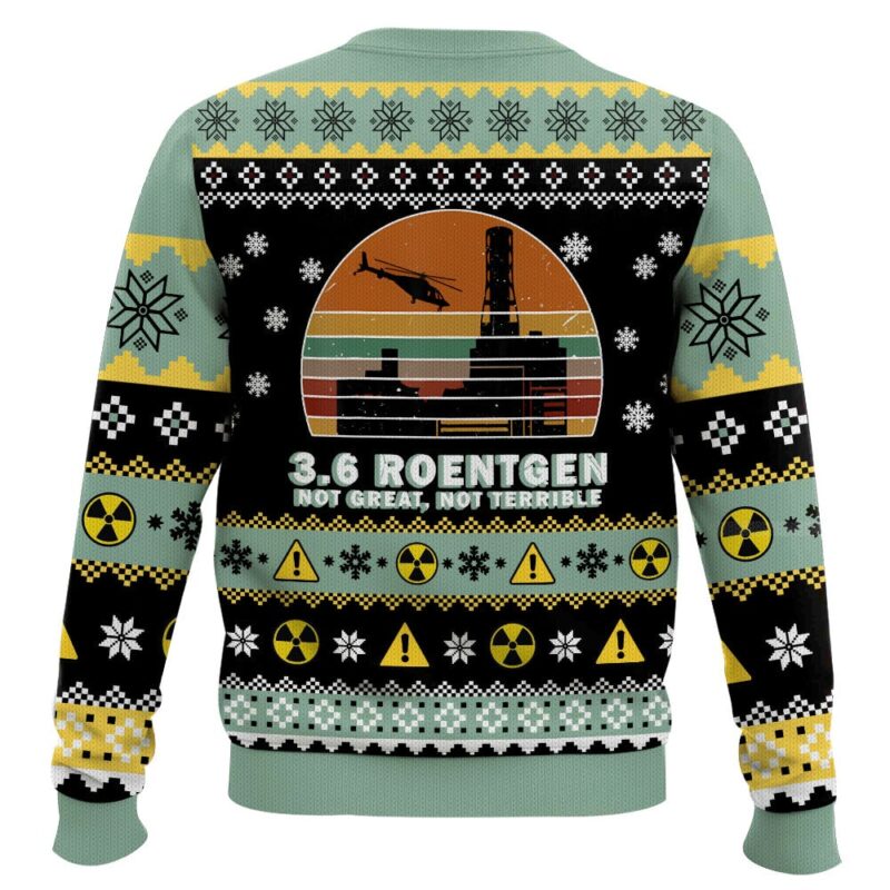 Hooktab Chernobyl Not Great, Not Terrible Ugly Christmas Sweater Hooktab Chernobyl Not Great, Not Terrible Ugly Christmas Sweater