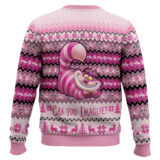 Hooktab Cheshire Cat Alice In Wonderland Ugly Christmas Sweater