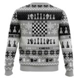 Hooktab Chess Board Games Ugly Christmas Sweater