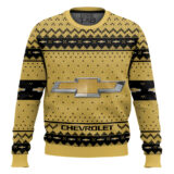 Hooktab Chevrolet Ugly Christmas Sweater