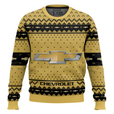 Hooktab Chevrolet Ugly Christmas Sweater