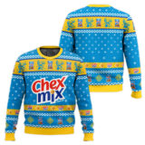Hooktab Chex Mix Ugly Christmas Sweater