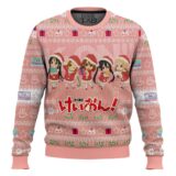 Hooktab Chibi Christmas K-on! Ugly Christmas Sweater