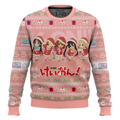 Hooktab Chibi Christmas K-on! Ugly Christmas Sweater