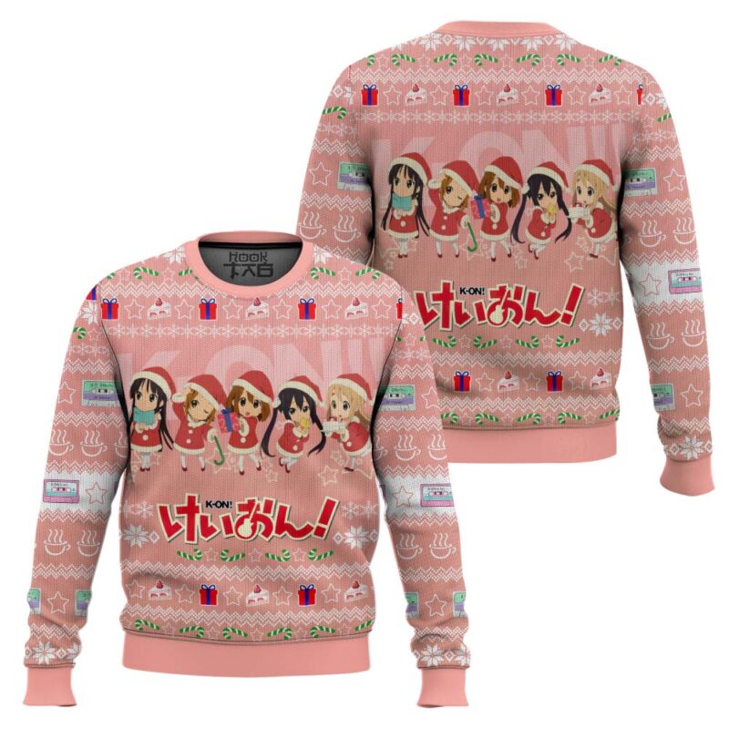 Hooktab Chibi Christmas K-on! Ugly Christmas Sweater Hooktab Chibi Christmas K-on! Ugly Christmas Sweater