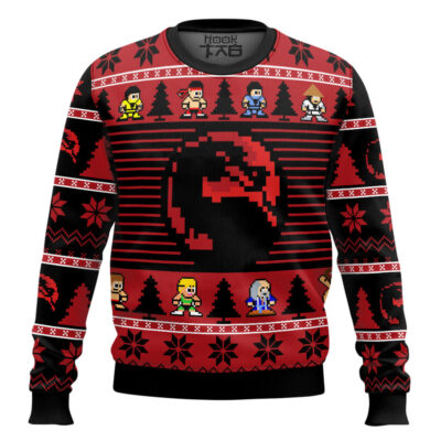 Hooktab Chibi Mortal Kombat Ugly Christmas Sweater