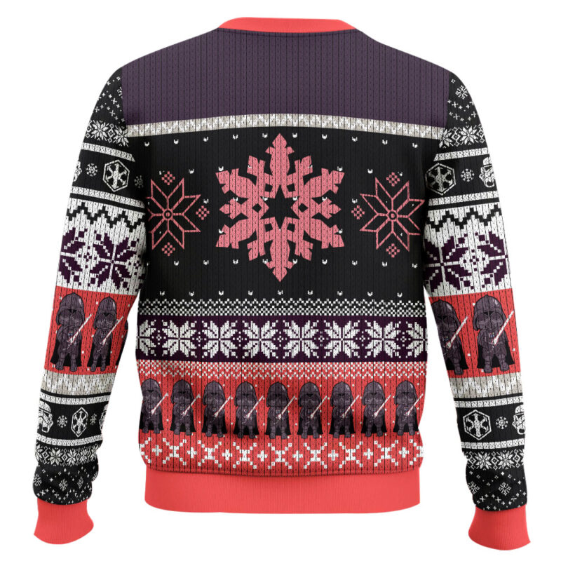 Hooktab Chibi Vader Star Wars Ugly Christmas Sweater Hooktab Chibi Vader Star Wars Ugly Christmas Sweater