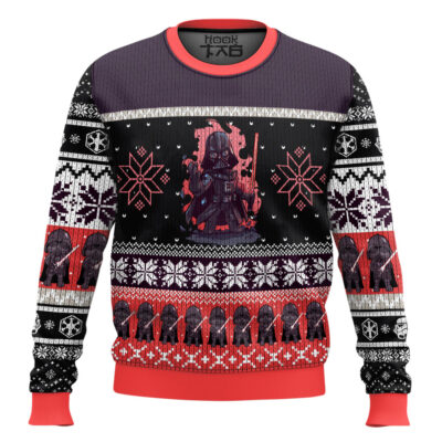Hooktab Chibi Vader Star Wars Ugly Christmas Sweater