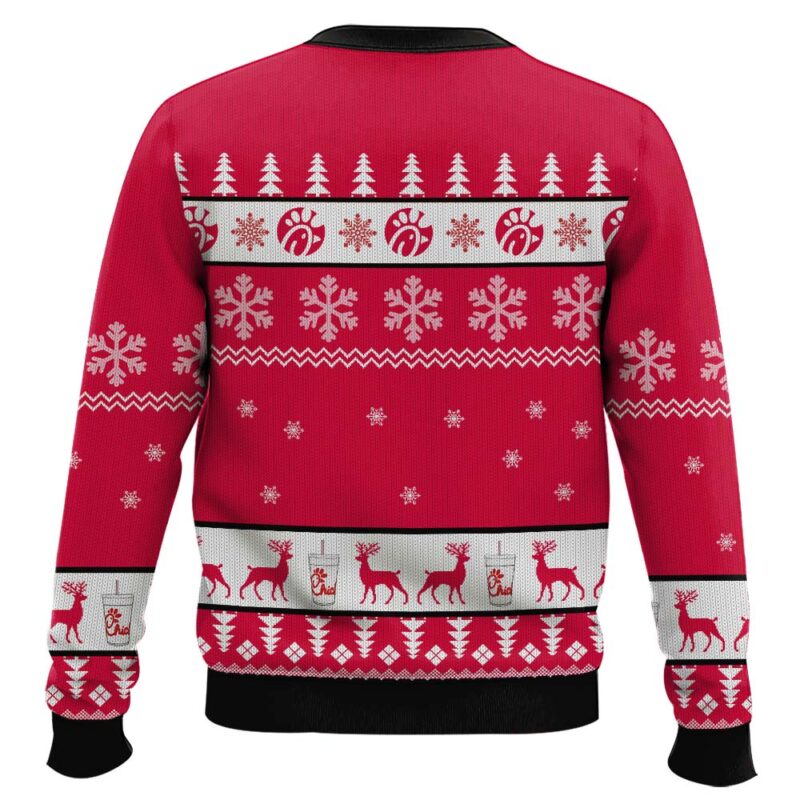 Hooktab Chick-fil-a Ugly Christmas Sweater Hooktab Chick-fil-a Ugly Christmas Sweater