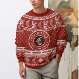 Hooktab Chipotle Mexican Grill Ugly Christmas Sweater