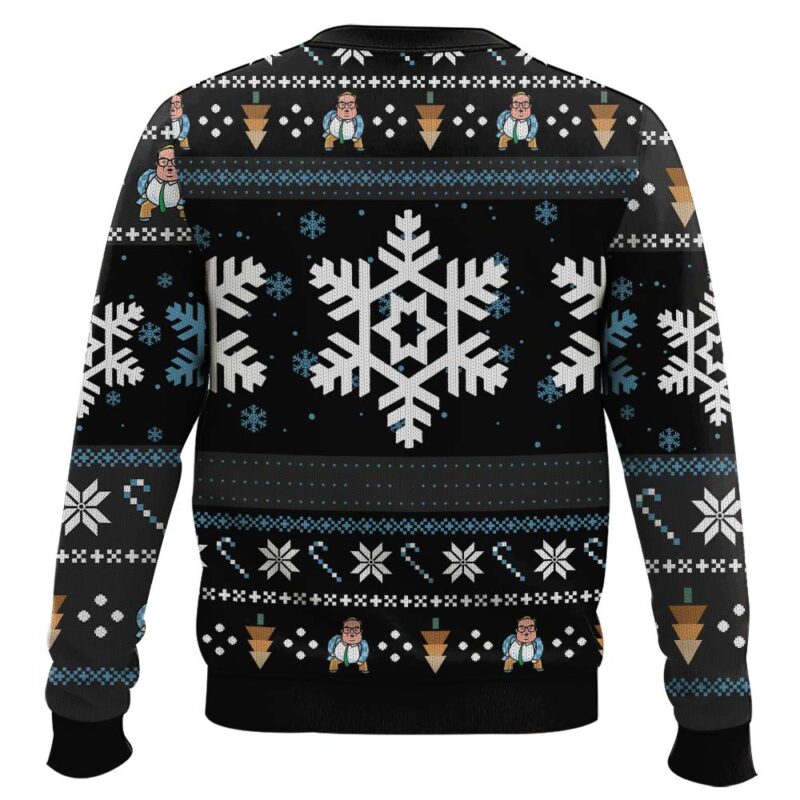 Hooktab Chris Farley Livin' In A Van Down By The River Saturday Night Live Ugly Christmas Sweater Hooktab Chris Farley Livin' In A Van Down By The River Saturday Night Live Ugly Christmas Sweater