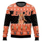Hooktab Chris Jericho WWE Ugly Christmas Sweater