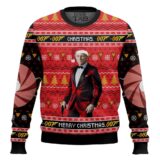 Hooktab Christmas 007 James Bond Ugly Christmas Sweater