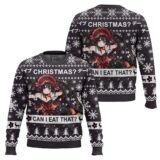 Hooktab Christmas? Can I Eat That Date A Live Ugly Christmas Sweater