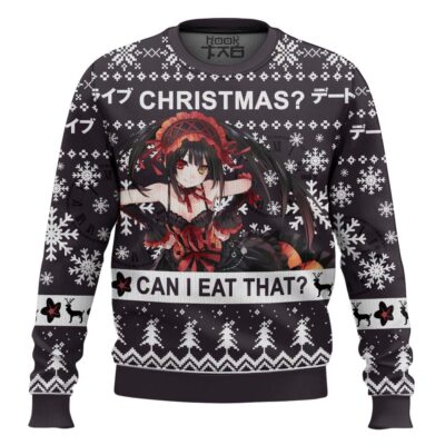 Hooktab Christmas? Can I Eat That Date A Live Ugly Christmas Sweater