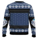 Hooktab Christmas Cheers With Busch Light Beer Ugly Christmas Sweater