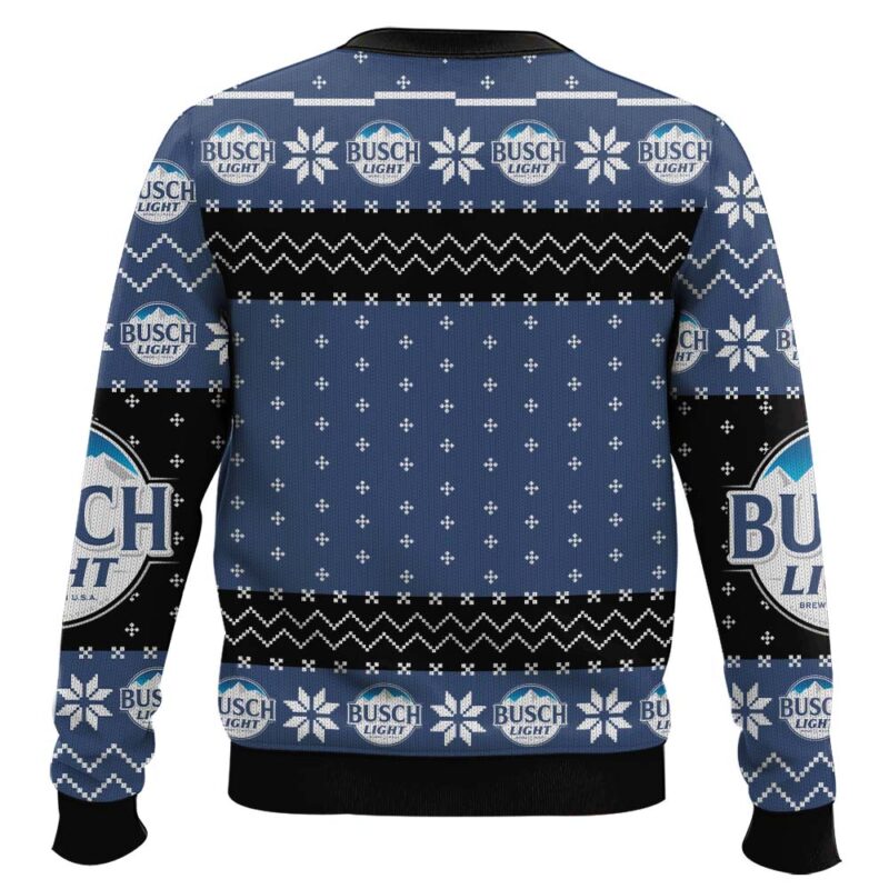Hooktab Christmas Cheers With Busch Light Beer Ugly Christmas Sweater Hooktab Christmas Cheers With Busch Light Beer Ugly Christmas Sweater