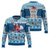 Hooktab Christmas Delivery Gintama Ugly Christmas Sweater