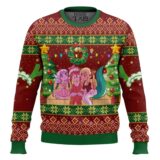 Hooktab Christmas Family Miss Kobayashi's Dragon Maid Ugly Christmas Sweater