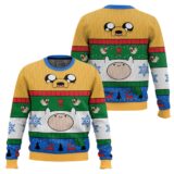 Hooktab Christmas Finn And Jake Adventure Time Ugly Christmas Sweater
