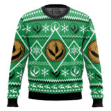 Hooktab Christmas Green Ranger Power Rangers Ugly Christmas Sweater