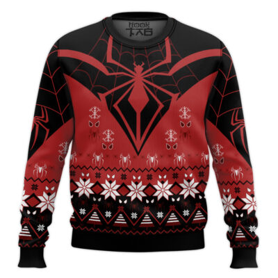 Hooktab Christmas In Brooklyn Miles Morales Ugly Christmas Sweater