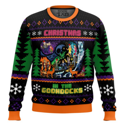 Hooktab Christmas In The Goondocks The Goonies Ugly Christmas Sweater