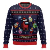 Hooktab Christmas Is Among Us Ugly Christmas Sweater