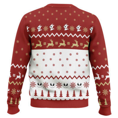Hooktab Christmas Is Coming Jack Skellington Ugly Christmas Sweater
