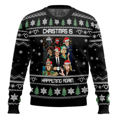 Hooktab Christmas Is Happening Again Twin Peaks Ugly Christmas Sweater