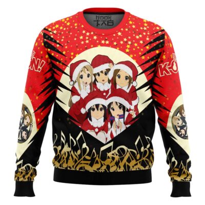 Hooktab Christmas K-on! Ugly Christmas Sweater