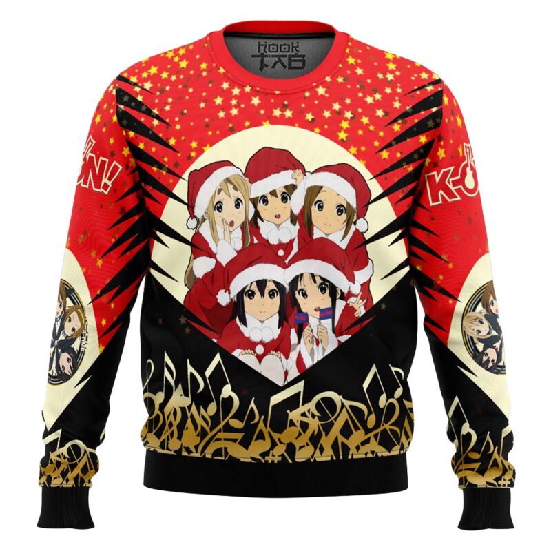 Hooktab Christmas K-on! Ugly Christmas Sweater