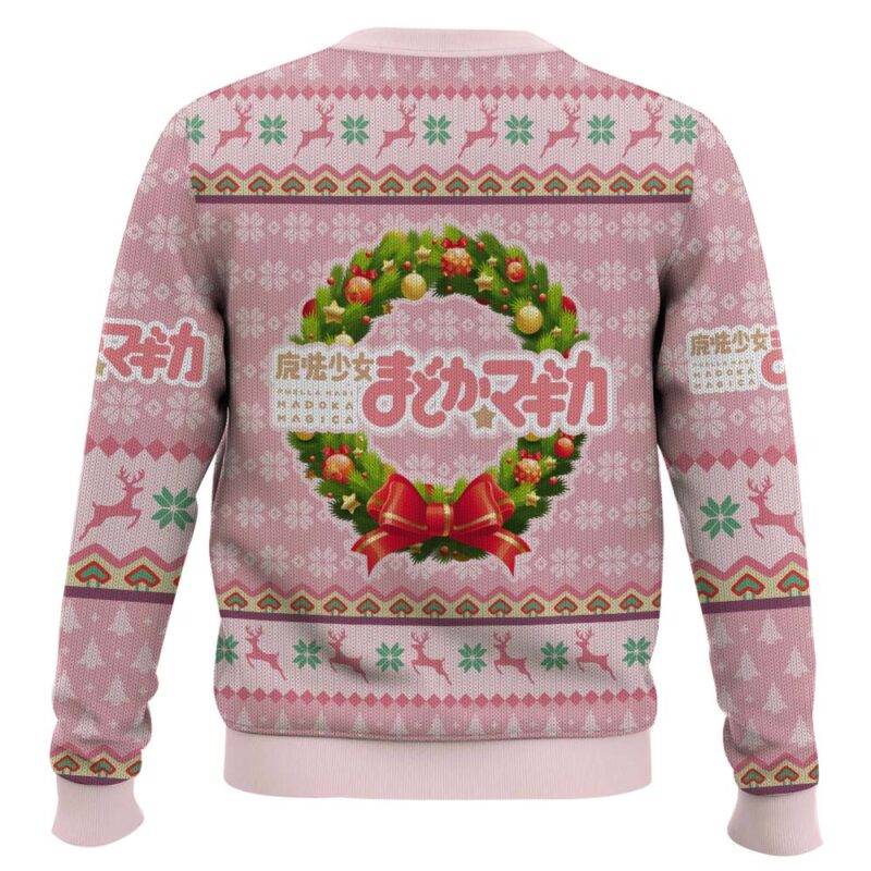 Hooktab Christmas Magic Puella Magi Madoka Magica Ugly Christmas Sweater Hooktab Christmas Magic Puella Magi Madoka Magica Ugly Christmas Sweater
