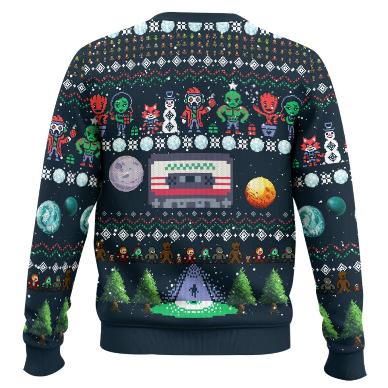 Hooktab Christmas Night Guardians Of The Galaxy Ugly Christmas Sweater Hooktab Christmas Night Guardians Of The Galaxy Ugly Christmas Sweater