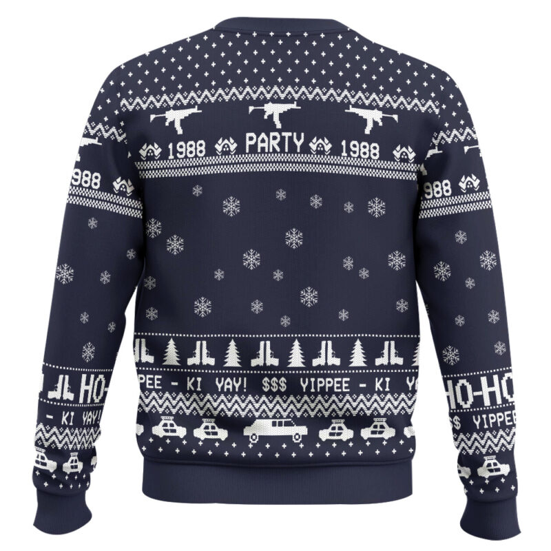 Hooktab Christmas Party 1988 Die Hard Ugly Christmas Sweater Hooktab Christmas Party 1988 Die Hard Ugly Christmas Sweater