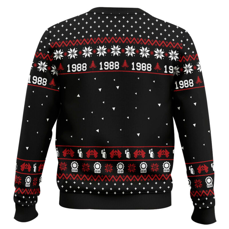 Hooktab Christmas Party Nakatomi Plaza Die Hard Ugly Christmas Sweater Hooktab Christmas Party Nakatomi Plaza Die Hard Ugly Christmas Sweater