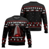 Hooktab Christmas Party Nakatomi Plaza Die Hard Ugly Christmas Sweater