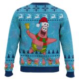 Hooktab Christmas Patrick SpongeBob SquarePants Ugly Christmas Sweater