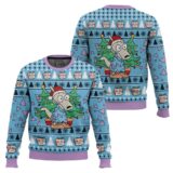 Hooktab Christmas Rocko Rocko's Modern Life Ugly Christmas Sweater