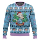 Hooktab Christmas Rocko Rocko's Modern Life Ugly Christmas Sweater