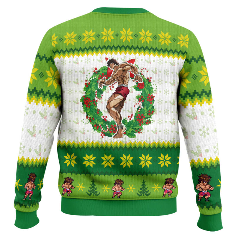 Hooktab Christmas Season Baki Ugly Christmas Sweater Hooktab Christmas Season Baki Ugly Christmas Sweater