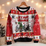 Hooktab Christmas Star Wars Ugly Christmas Sweater