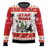 Hooktab Christmas Star Wars Ugly Christmas Sweater