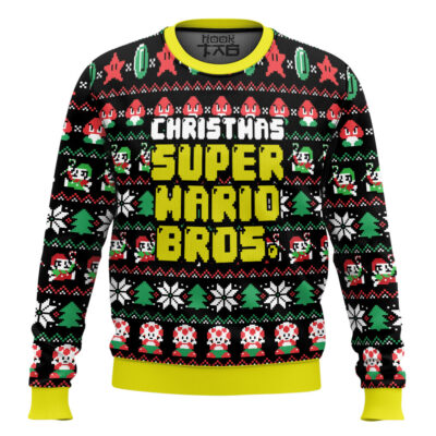 Hooktab Christmas Super Mario Bros. Ugly Christmas Sweater